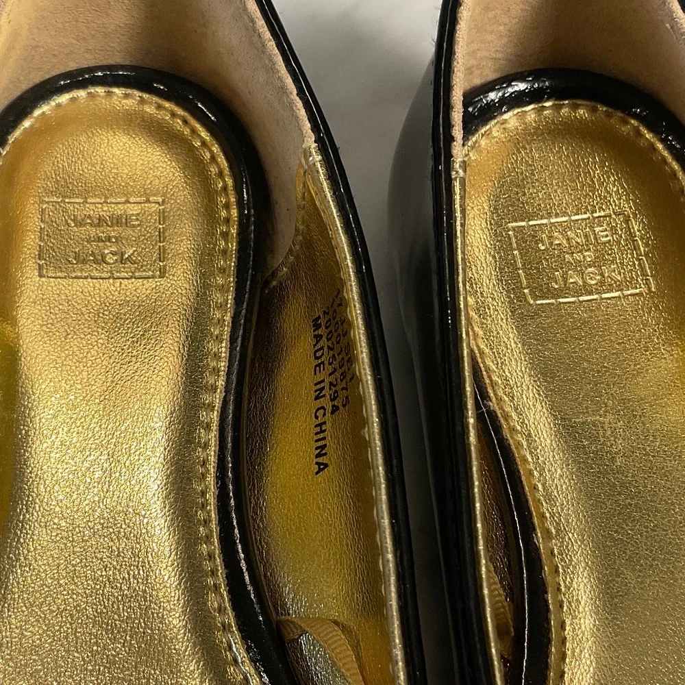 Janie and Jack Ballet Flats with Bow Detail Size 13